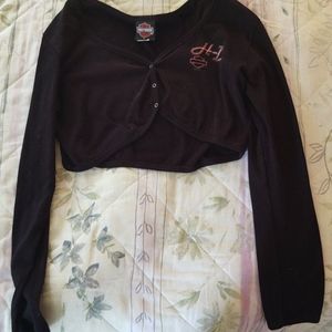 Harley Davidson half top long sleeve shirt